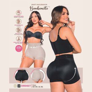 Lot of 2 Colombiana Stagmi Fajas Butt-Lift Short Shaper Panty Bottom SMI0427 NEW